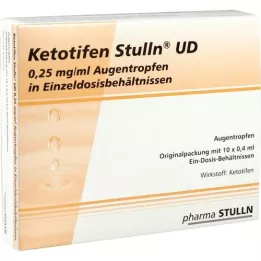 KETOTIFEN Stulln UD Ögondroppar, engångsdos pip., 10X0,4 ml