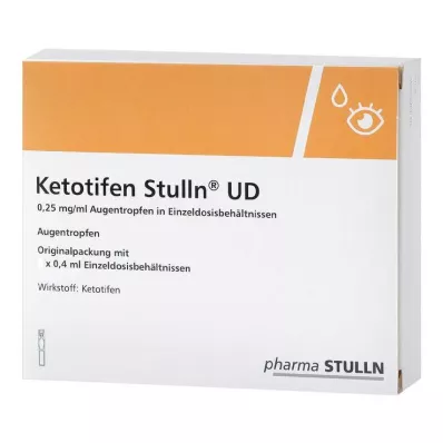 KETOTIFEN Stulln UD Ögondroppar, engångsdos pip., 10X0,4 ml KETOTIFEN Stulln UD Ögondroppar, engångsdos pip., 10X0,4 ml