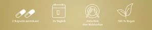 Instructions for use for Maca Gold vegetarisk kapsel, 180 stycken - 2