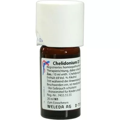 CHELIDONIUM D 1 Utspädning, 20 ml