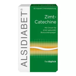 ALSIDIABET Cinnamon Catechins för diabetestyp II Kapslar, 60 st