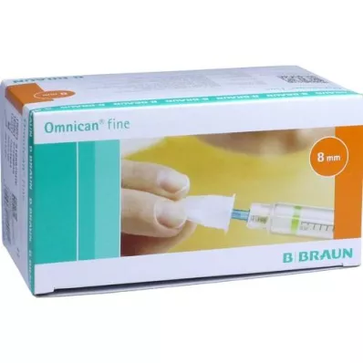 OMNICAN fin Pen Cannula 31 G 0,25x8 mm, 100 st