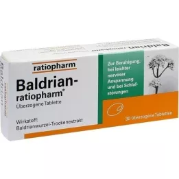 BALDRIAN-RATIOPHARM Överdragna tabletter, 30 st