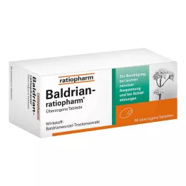 BALDRIAN-RATIOPHARM dragerade tabletter, 60 st
