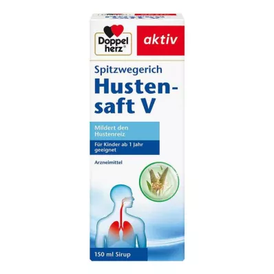 Doppelherz Ribwort Plantain Hostsirap V, 150 ml