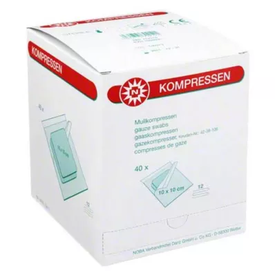 Gasväv kompresser 10x10cm 12-fa, 40X2 st Gasväv kompresser 10x10cm 12-fa, 40X2 st