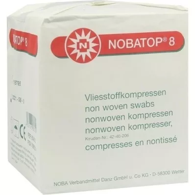 NOBATOP 8 Kompresser 10x10 cm, osterila, 100 st