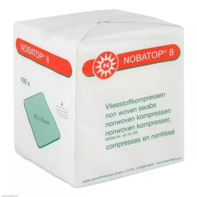 NOBATOP 8 Kompresser 10x10 cm, osterila, 100 st NOBATOP 8 Kompresser 10x10 cm, osterila, 100 st