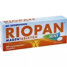 RIOPAN Magen-tabletter Mint 800 mg Tuggtabletter, 20 st
