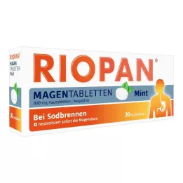 RIOPAN Magen-tabletter Mint 800 mg Tuggtabletter, 20 st