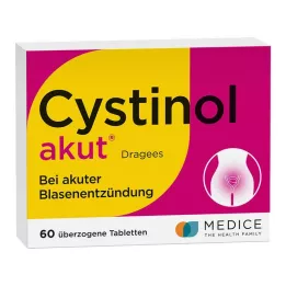CYSTINOL akuta dragéer, 60 st