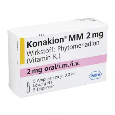 Konakion MM 2 mg lösning, 5 st Konakion MM 2 mg lösning, 5 st