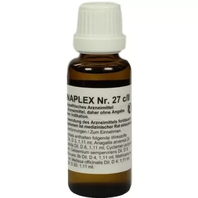 REGENAPLEX Nr.27 c/II droppar, 30 ml