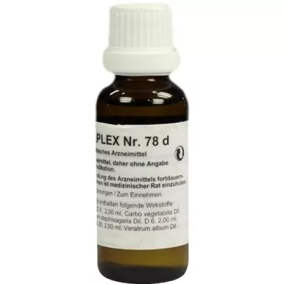 REGENAPLEX Nr.78 d droppar, 30 ml