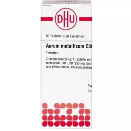 AURUM METALLICUM C 30 tabletter, 80 pc