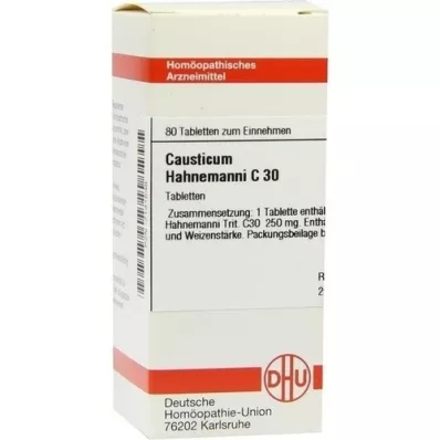 CAUSTICUM HAHNEMANNI C 30 tabletter, 80 pc