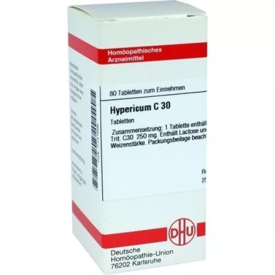HYPERICUM C 30 tabletter, 80 pc