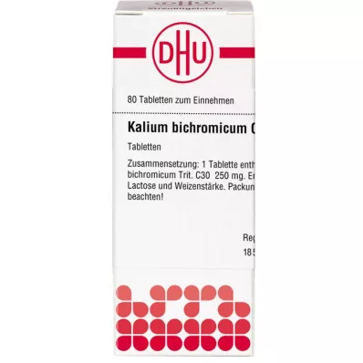 KALIUM BICHROMICUM C 30 tabletter, 80 pc