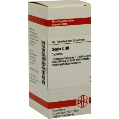 SEPIA C 30 tabletter, 80 pc