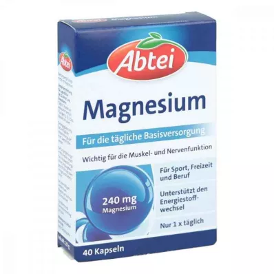 Abbey Magnesium Kapslar (40 stycken) Abbey Magnesium Kapslar (40 stycken)