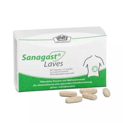 SANAGAST Laves tabletter, 60 st
