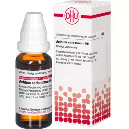 ACIDUM CARBOLICUM D 6 Utspädning, 20 ml