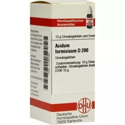 ACIDUM FORMICICUM D 200 globuli, 10 g