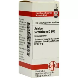 ACIDUM FORMICICUM D 200 globuli, 10 g