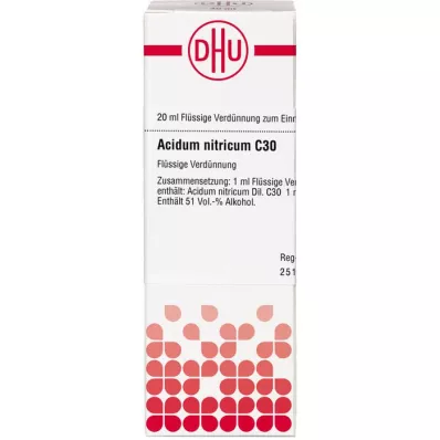ACIDUM NITRICUM C 30 utspädning, 20 ml