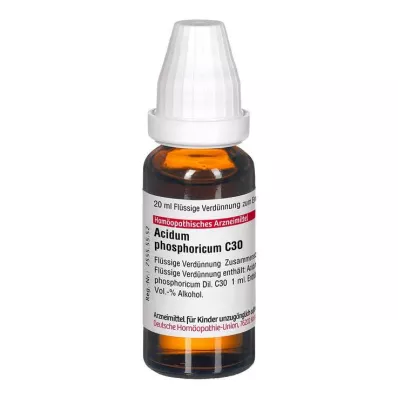 ACIDUM PHOSPHORICUM C 30 utspädning, 20 ml