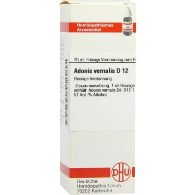 DHU Adonis vernalis D 12 Spädning, 20 ml