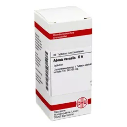 ADONIS VERNALIS D 6 tabletter, 80 pc