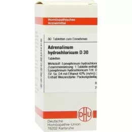 ADRENALINUM HYDROCHLORICUM D 30 tabletter, 80 pc