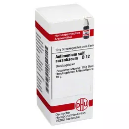 ANTIMONIUM SULFURATUM aurantiacum D 12 globuli, 10 g