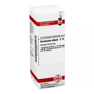 ARSENICUM ALBUM C 12 Utspädning, 20 ml