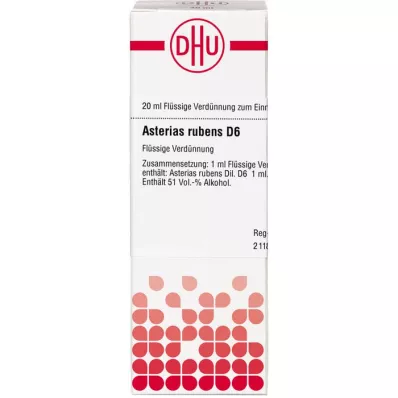 ASTERIAS RUBENS D 6 Utspädning, 20 ml