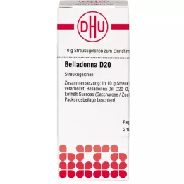 BELLADONNA D 20 globuli, 10 g