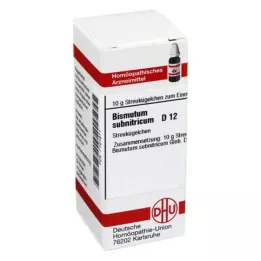 BISMUTUM SUBNITRICUM D 12 kulor, 10 g