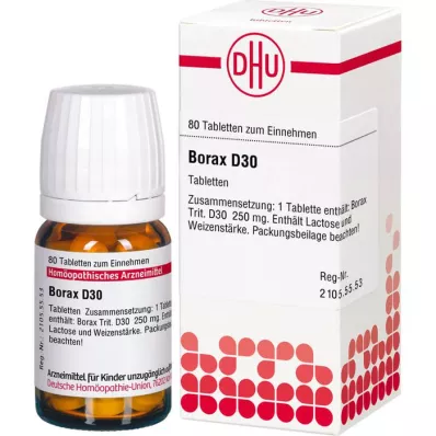 BORAX D 30 tabletter, 80 pc