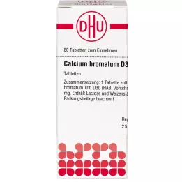 CALCIUM BROMATUM D 30 tabletter, 80 pc