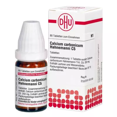Calcium Carbonicum C5 tabletter Hahnemanni (80 stycken)