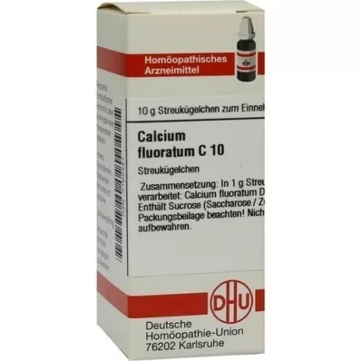 CALCIUM FLUORATUM C 10 globuli, 10 g