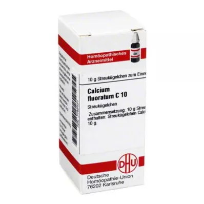 CALCIUM FLUORATUM C 10 globuli, 10 g