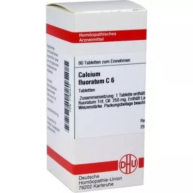 CALCIUM FLUORATUM C 6 tabletter, 80 pc