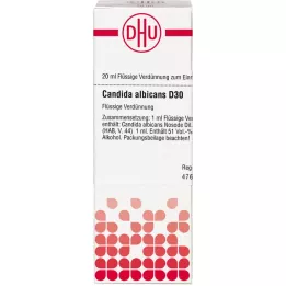 CANDIDA ALBICANS D 30 Utspädning, 20 ml