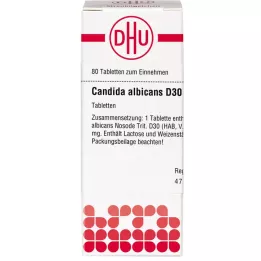 CANDIDA ALBICANS D 30 tabletter, 80 pc