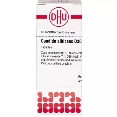 CANDIDA ALBICANS D 30 tabletter, 80 pc