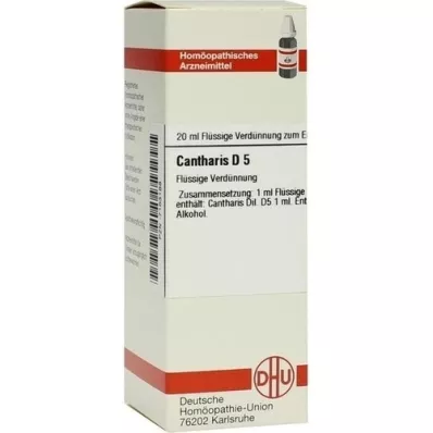 CANTHARIS D 5 utspädning, 20 ml