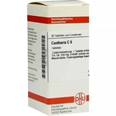 CANTHARIS C 6 tabletter, 80 pc