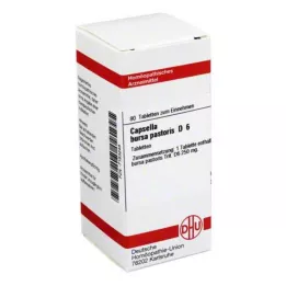 CAPSELLA BURSA pastoris D 6 tabletter, 80 pc